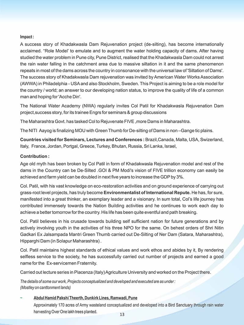 Green Warrior Booklet Page 13