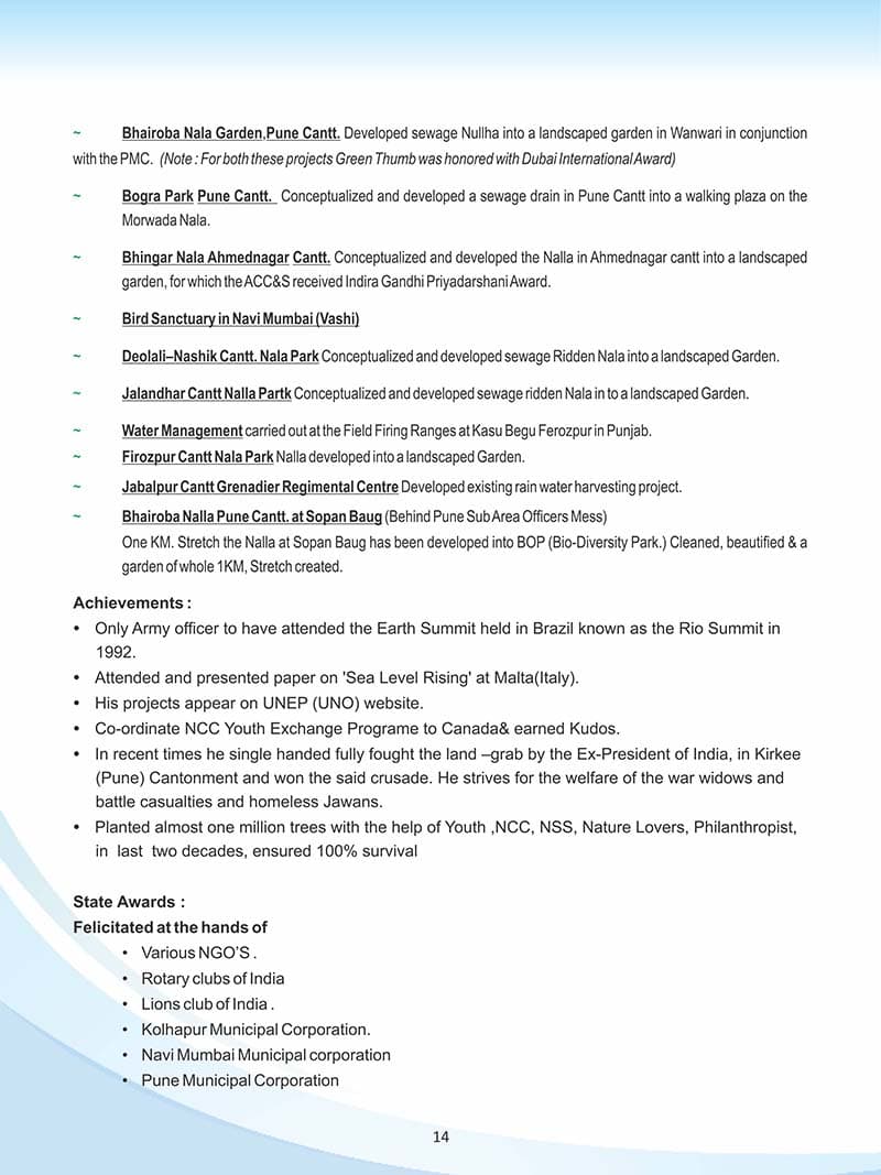 Green Warrior Booklet Page 14